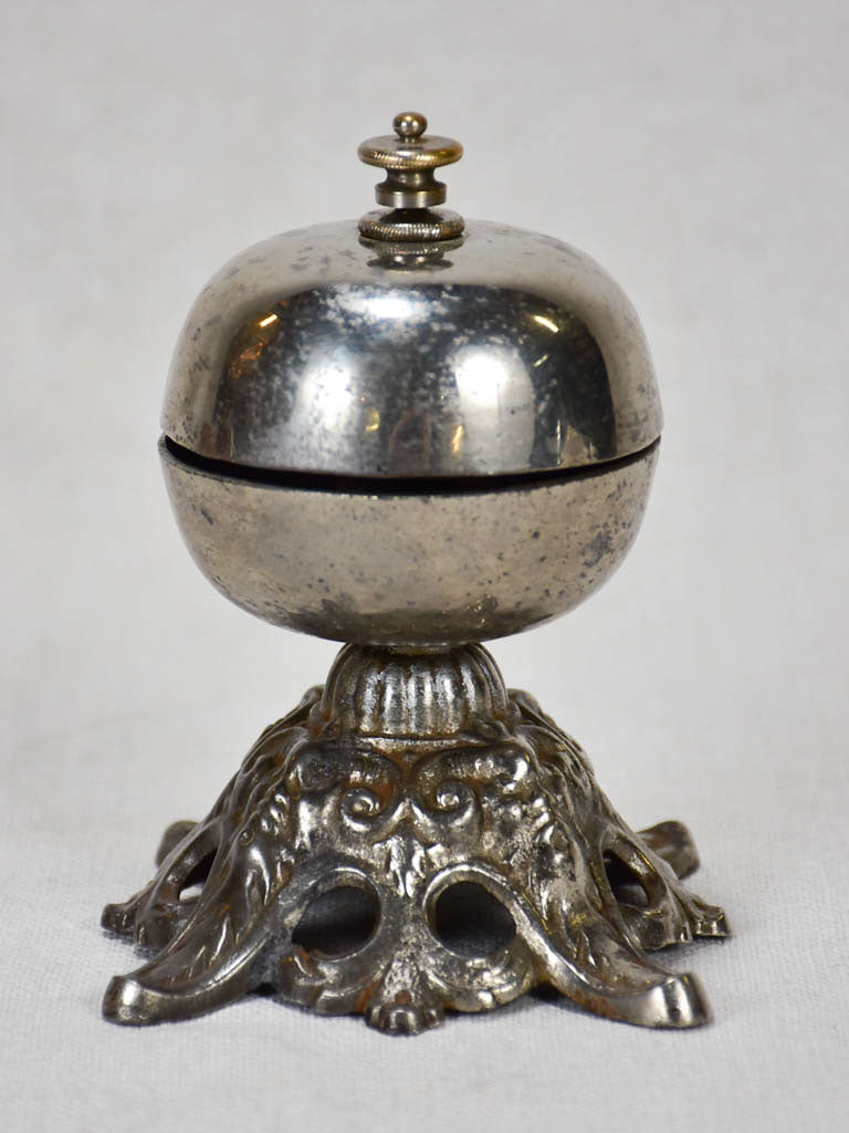 Antique French counter bell from a hotel or grand home - 1900's