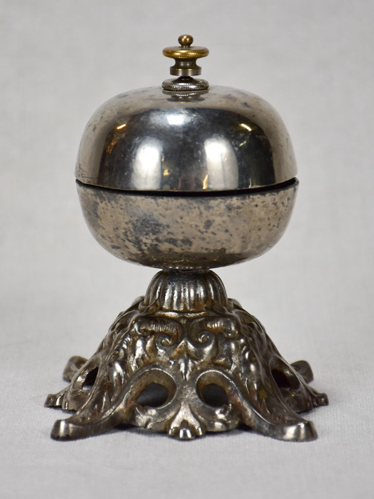 Antique French counter bell from a hotel or grand home - 1900's