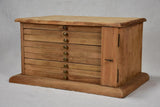 Small chest of drawers for storing medals and precious collectibles - 1940's 9½" x 14½"