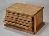 Small chest of drawers for storing medals and precious collectibles - 1940's 9½" x 14½"