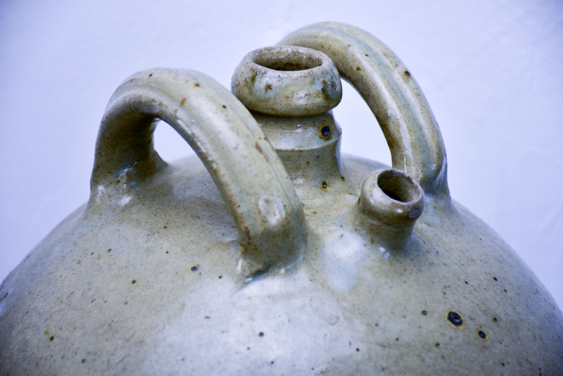 19th Century French water jug with grey glaze