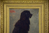 Portrait of a poodle named Capi -  Raymond Desvarreux (1876-1961) 17" x 14½"