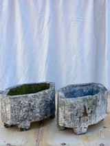 Pair of antique French garden planters