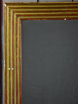 Late 18th Century Louis XVI mirror with gilt reeded frame 30¼" x 35"