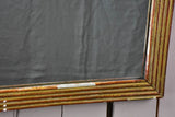 Late 18th Century Louis XVI mirror with gilt reeded frame 30¼" x 35"
