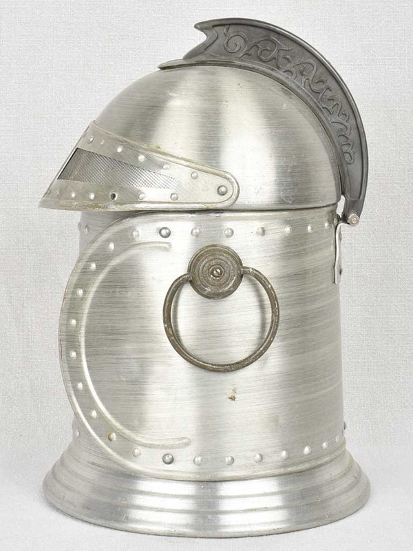 Knight's helmet armor ice bucket 14¼"