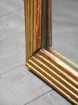 Late 18th Century Louis XVI mirror with gilt reeded frame 30¼" x 35"
