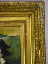 Charming Cavalier Spaniel Oil Artwork