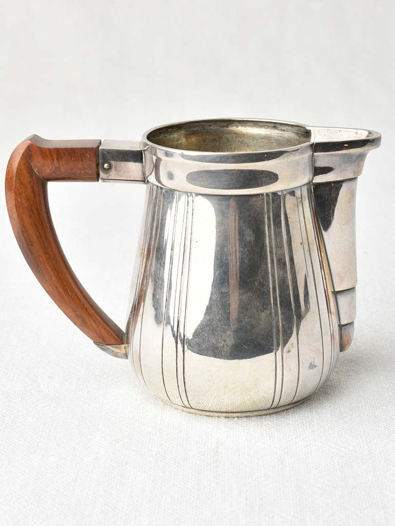 Decorative Art Deco Silverplate Sugar Bowl