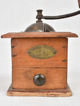 Mini square coffee grinder - 19th century 5½"