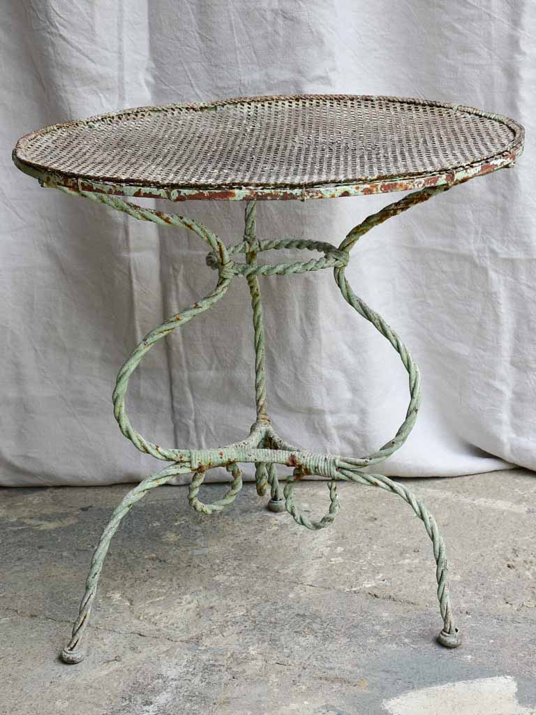 Pretty antique French garden table