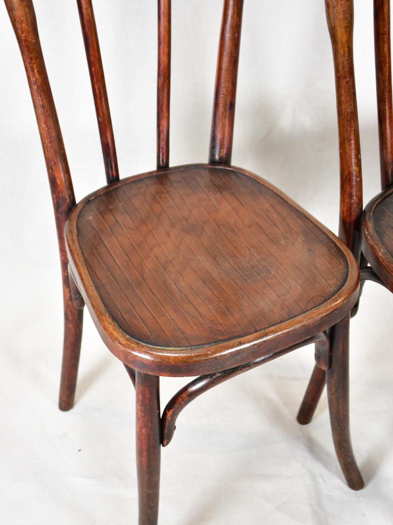 Pair of Fischel bistro chairs - 1900