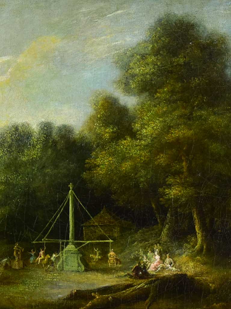 "Merry-go-round" - Scène du manege, Louis Gabriel Moreu (1740-1806) 23¼" x 27¼"
