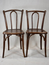 Pair of bentwood bistro chairs - 1900