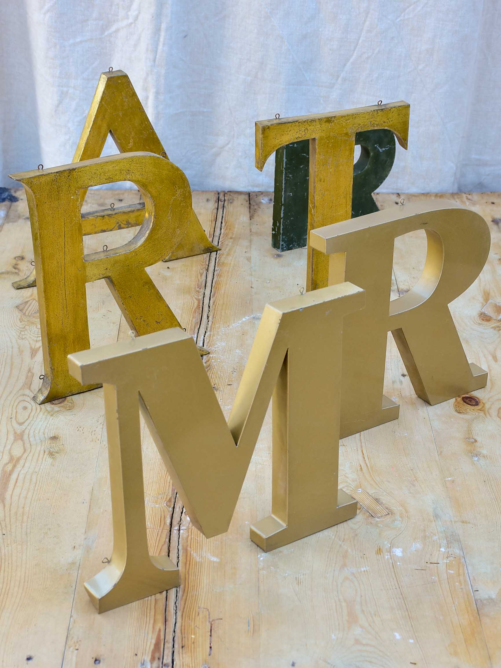 Collection of vintage French letters - MR ART