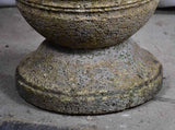 Early 20th-century French stone garden planter 20"