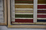 Collection of early twentieth century fabric trim samples