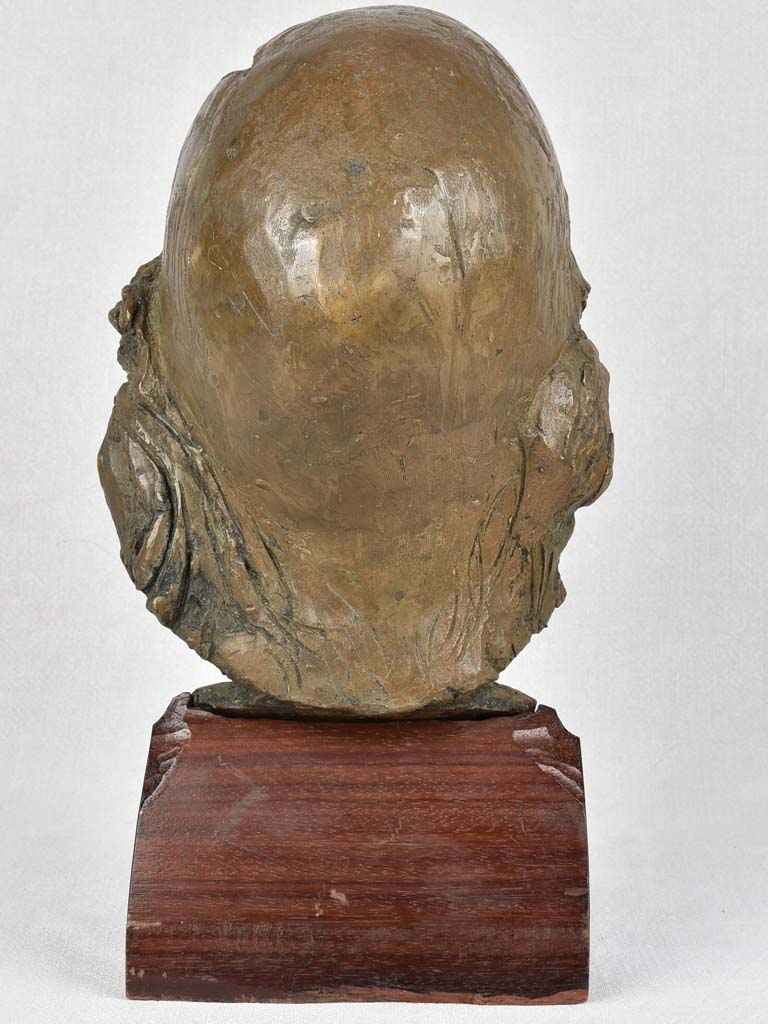 Vintage Bailey Woman Bronze Bust