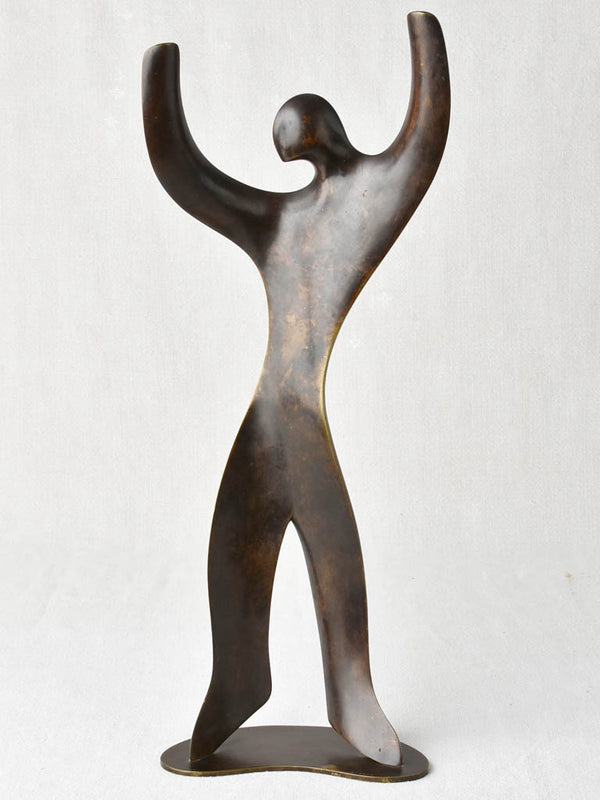 Contemporary Italian Bronze Scarpa Sculpture