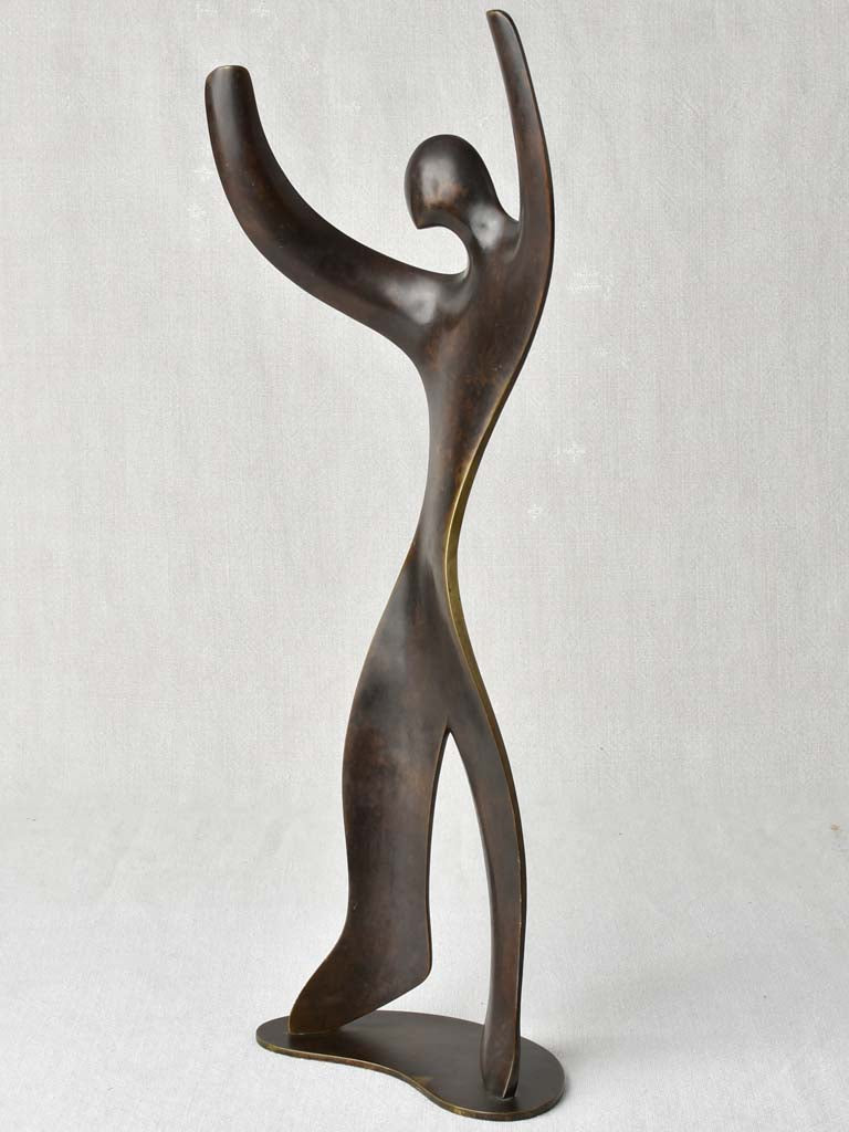 Vintage Scarpa Bronze Sculpture, Italian