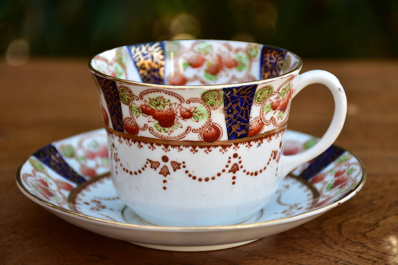 Victorian porcelain tea set for twelve