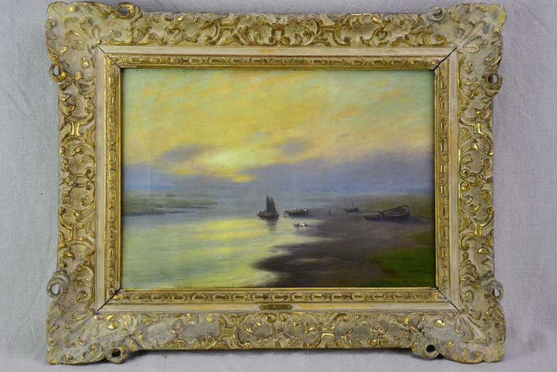 Swedish coast - Johannes Martin Grimelund (1842-1917) 19¼" x 24¾"