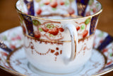 Victorian porcelain tea set for twelve