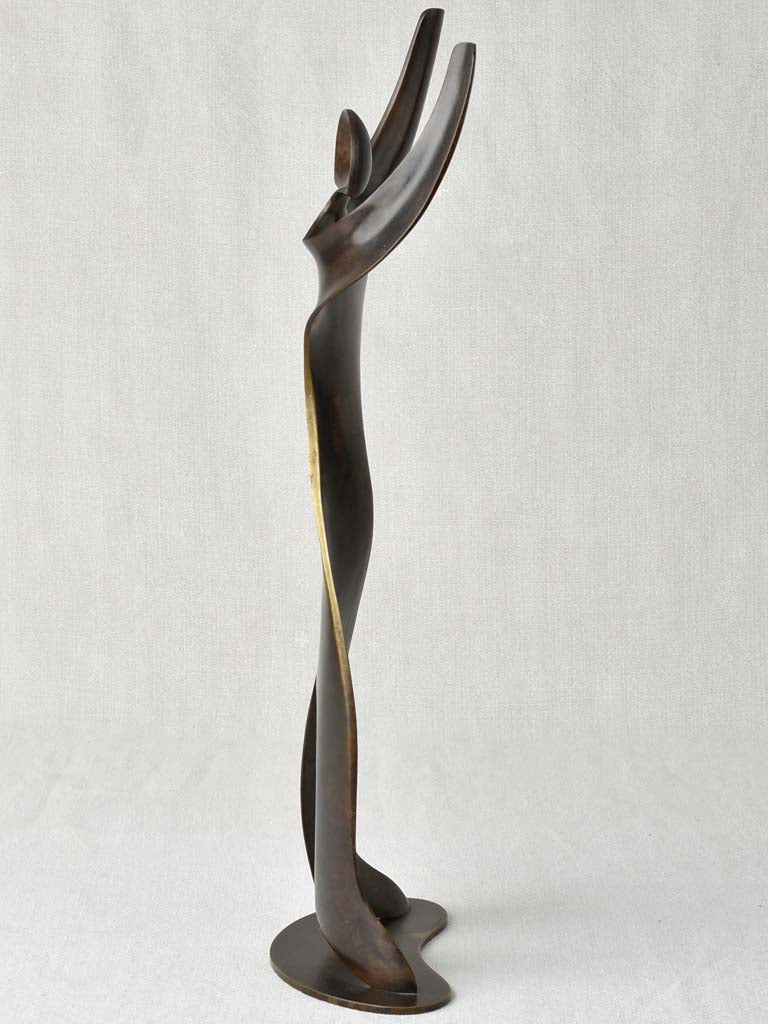 Beautifully Patinated Bronze Scarpa Sculpture