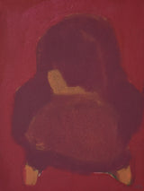Small painting of an armchair - Caroline Beauzon 9" x 7½"