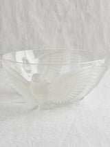 1920s dove design crystal dish