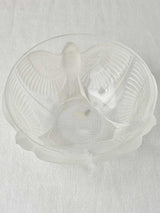 Transparent vintage crystal bowl