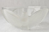 Crystal bowl with three doves