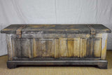 Antique carved trunk 57" x 17¼"