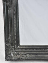 Vintage French mirror with black frame 29½" x 25¼"