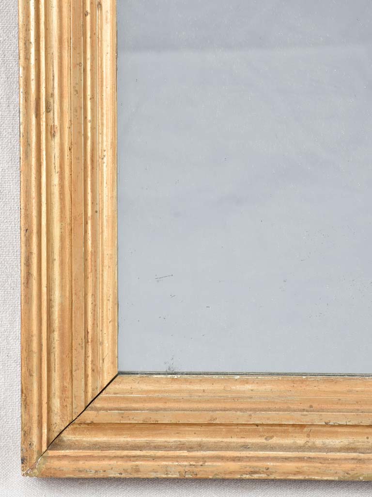 Antique rectangular French mirror 26¾" x 20½"
