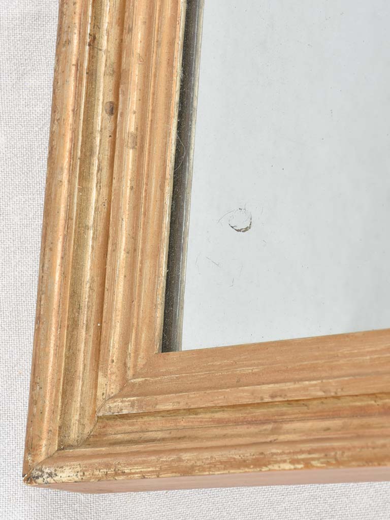 Antique rectangular French mirror 26¾" x 20½"