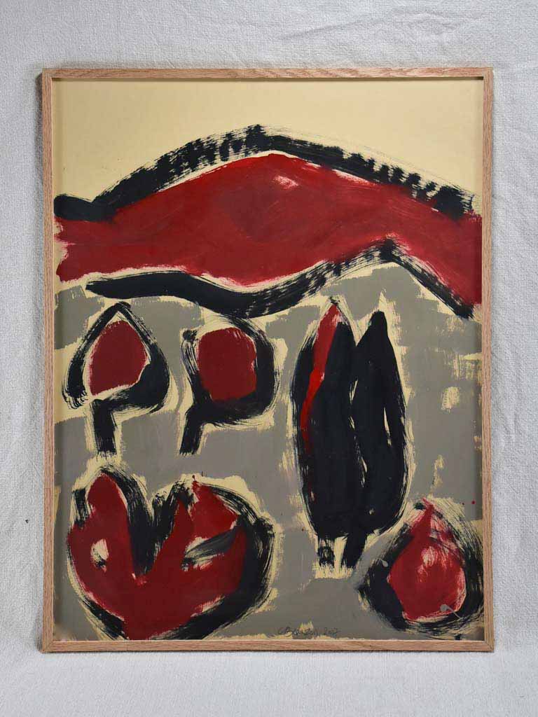 Landscape in Provence - oil on paper - Caroline Beauzon 20½" x 26½"