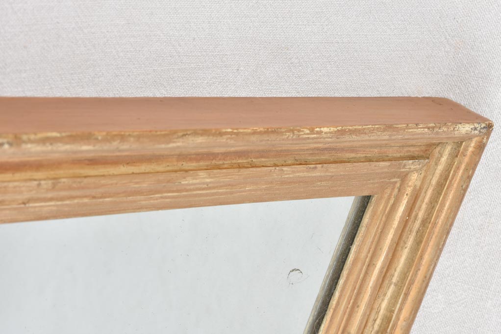 Antique rectangular French mirror 26¾" x 20½"