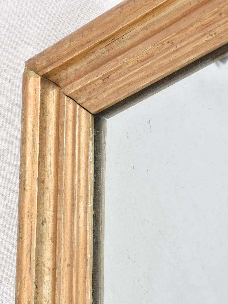 Antique rectangular French mirror 26¾" x 20½"