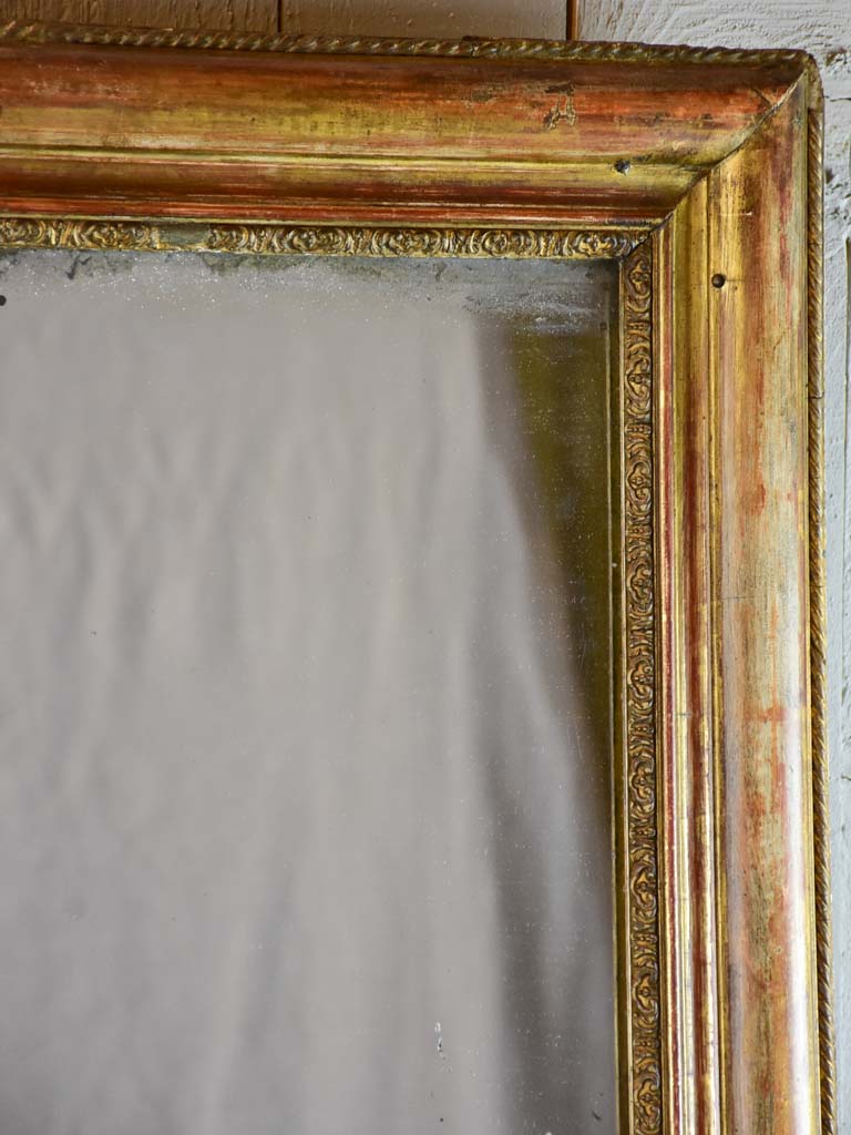 Early 19th Century French gilt mirror 38½" x  43¼"