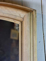 Antique French raw walnut framed mirror 31½" x 48¾"
