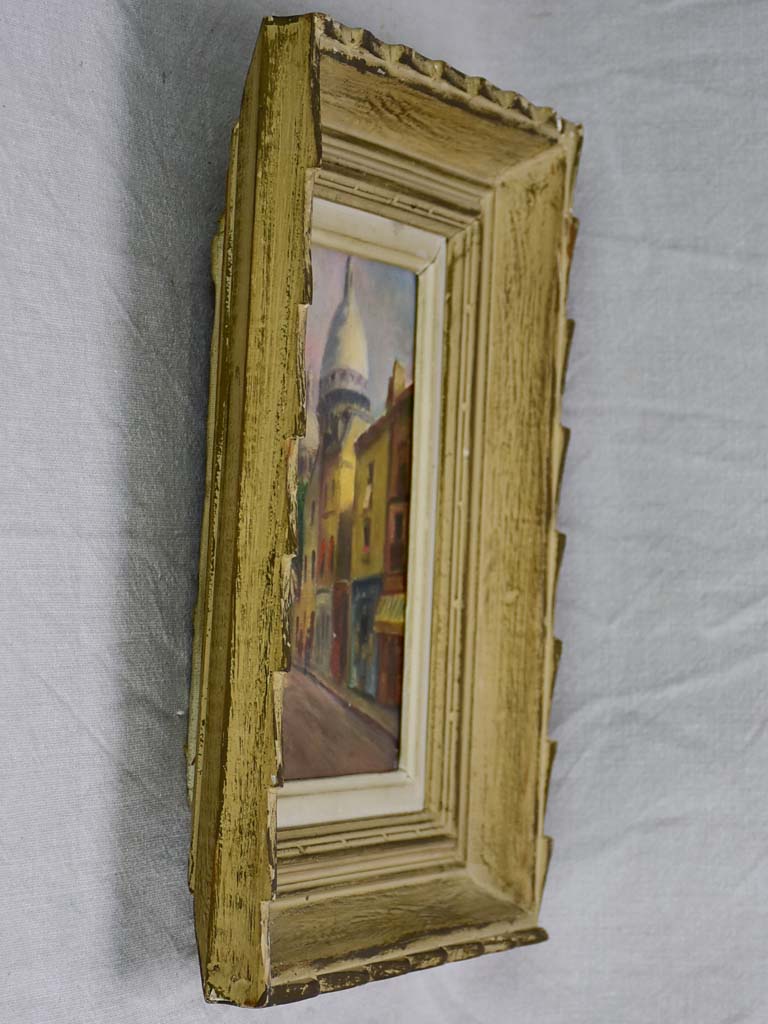 Antique Wood-framed Parisian Painting