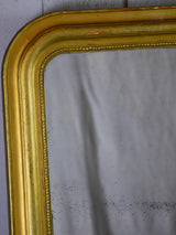 Small antique French Louis Philippe mirror with original glass 18½" x 22"