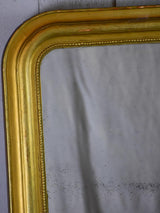 Small antique French Louis Philippe mirror with original glass 18½" x 22"