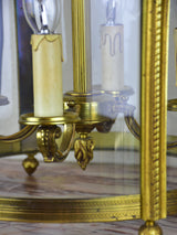 Louis XVI style lantern - bronze and glass