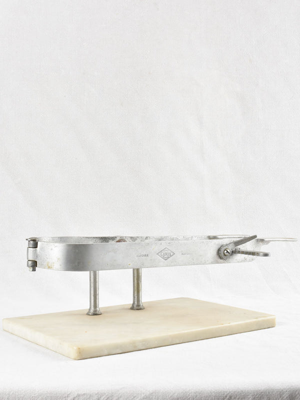 Leg ham holder with marble base ,1950s
