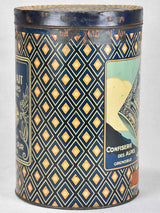 Rustic French bonbon tin, 1930s