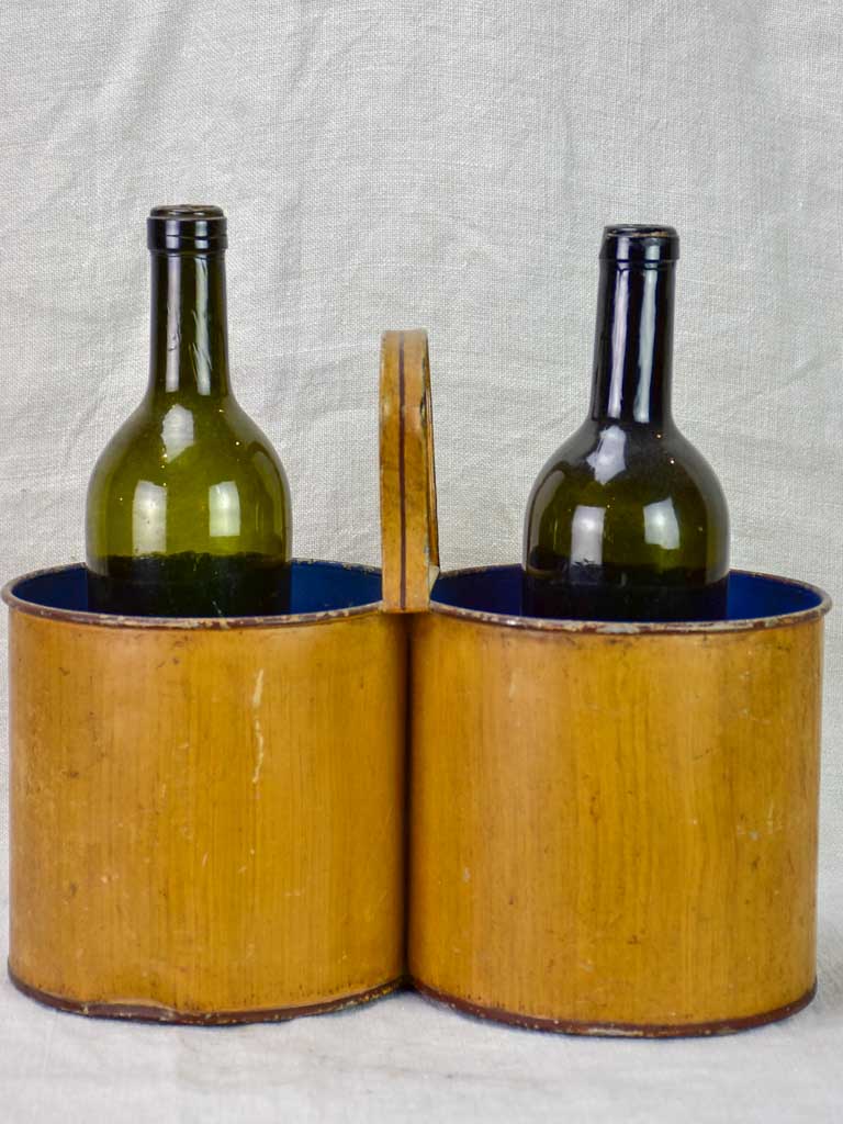 Early 20th Century French bottle cooler with handle