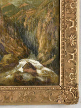Traditional European oil landscape artwork