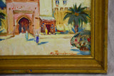 20th century oil on canvas - Essaouira Morocco 19¾" x 16½"